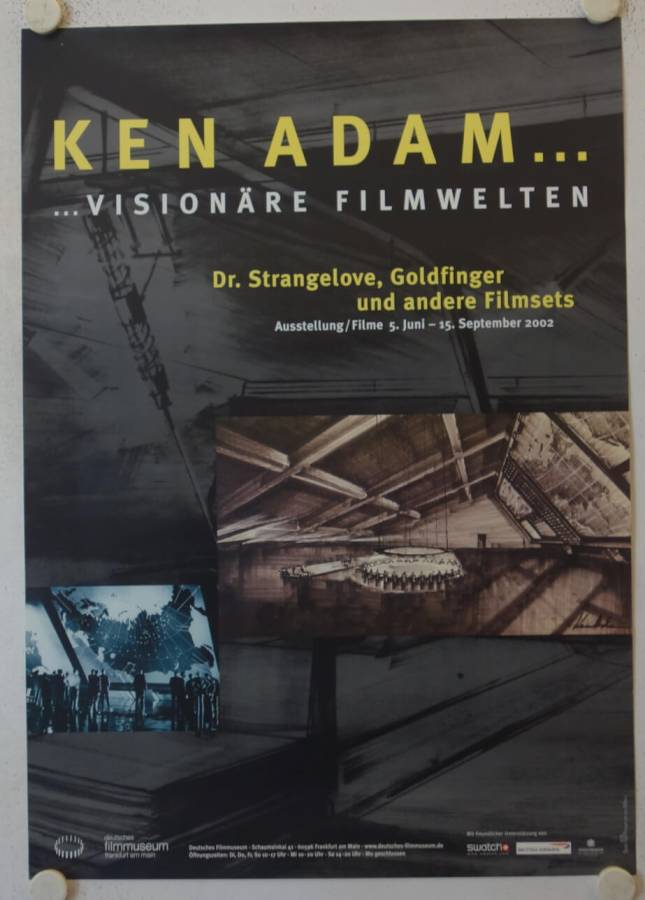 Ken Adam - Visionäre Filmwelten originales deutsches Ausstellungsplakat